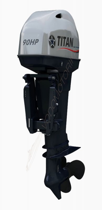 Лодочный мотор TITAN TP90AERTL 90 л.с. двухтактный